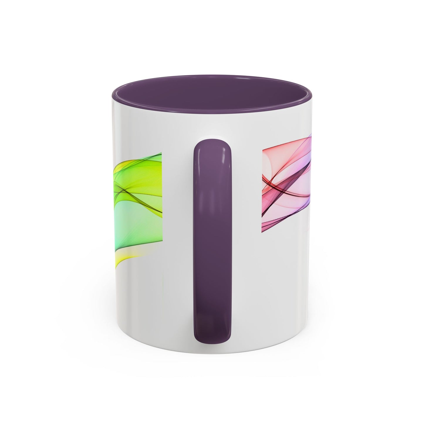 WildWestArt.co Coffee Mug – Abstract Wave Go with the Flow Art Design, 11 & 15 oz