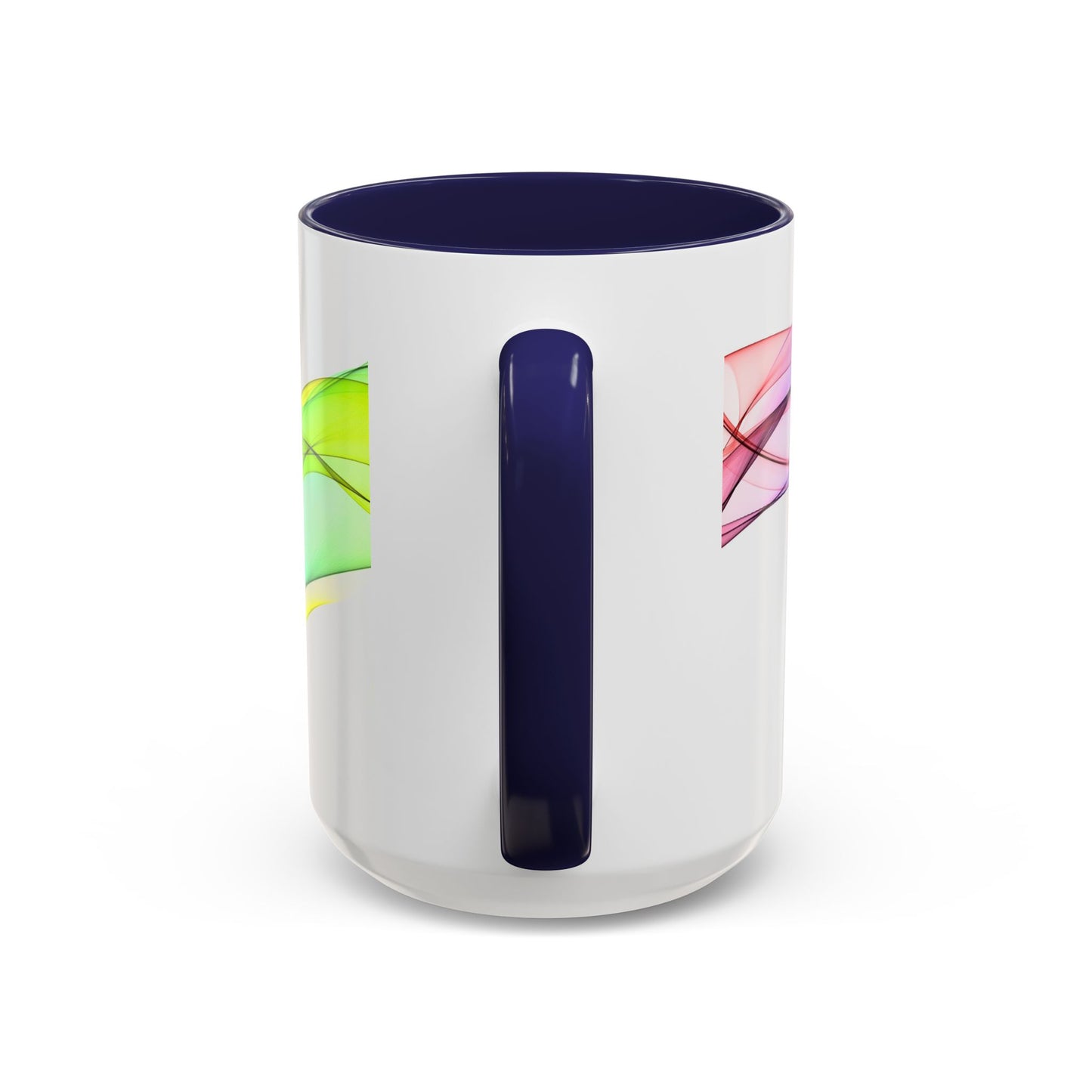 WildWestArt.co Coffee Mug – Abstract Wave Go with the Flow Art Design, 11 & 15 oz