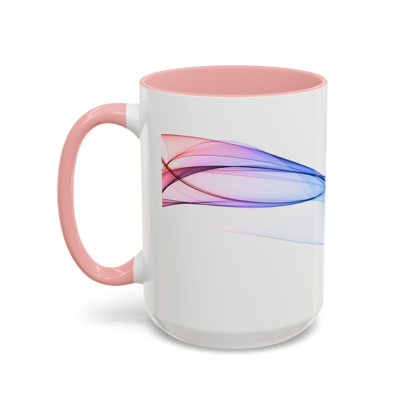 WildWestArt.co Coffee Mug – Abstract Wave Go with the Flow Art Design, 11 & 15 oz