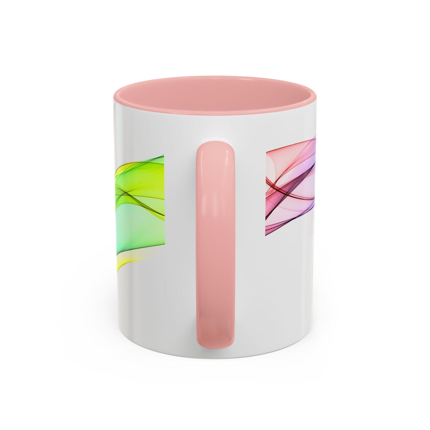 WildWestArt.co Coffee Mug – Abstract Wave Go with the Flow Art Design, 11 & 15 oz