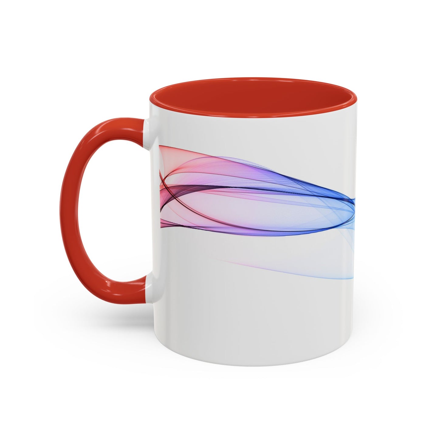 WildWestArt.co Coffee Mug – Abstract Wave Go with the Flow Art Design, 11 & 15 oz