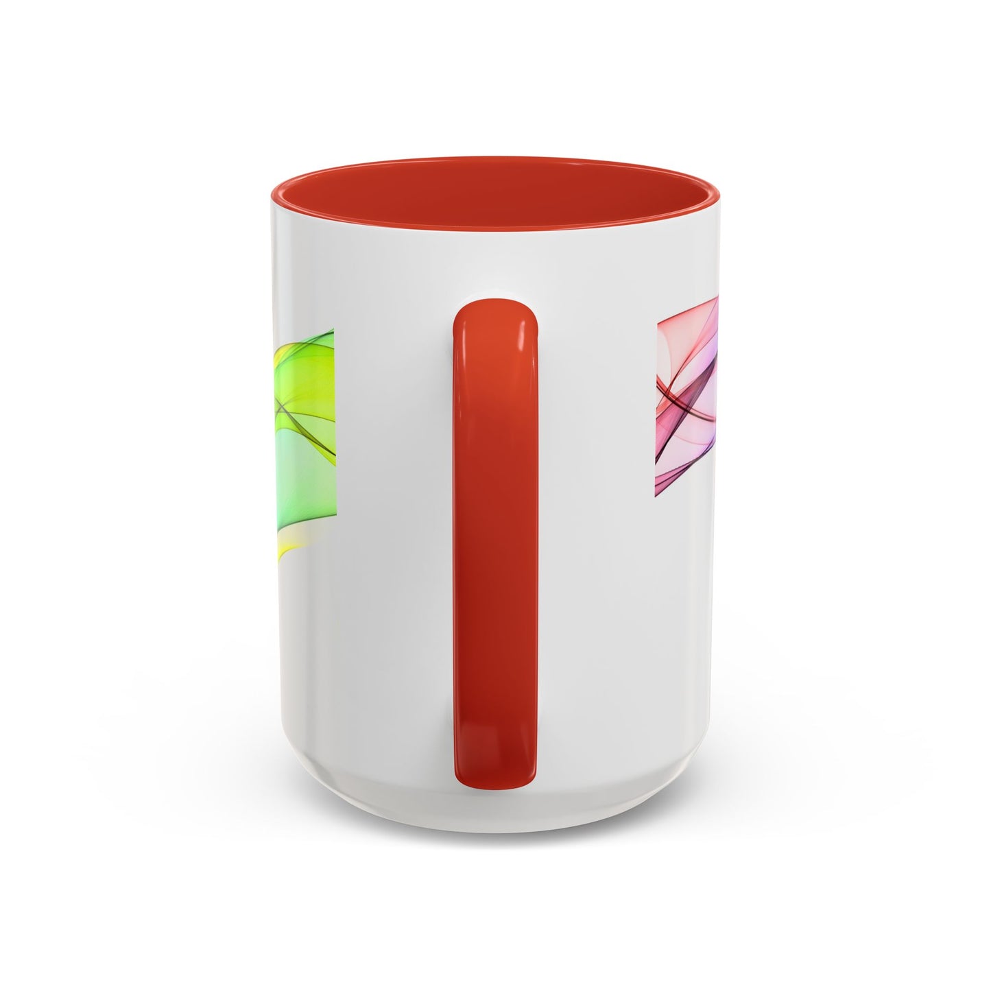 WildWestArt.co Coffee Mug – Abstract Wave Go with the Flow Art Design, 11 & 15 oz
