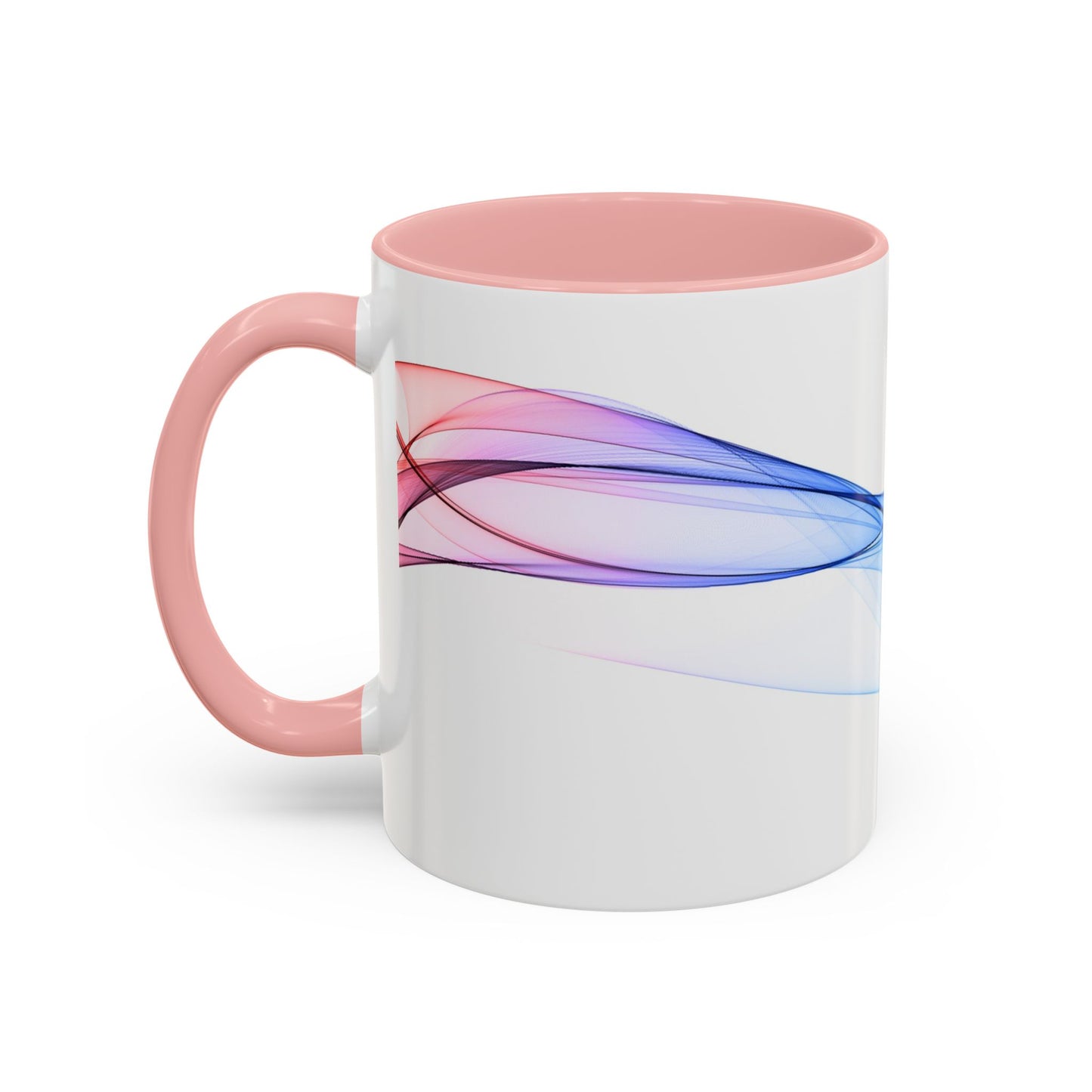 WildWestArt.co Coffee Mug – Abstract Wave Go with the Flow Art Design, 11 & 15 oz