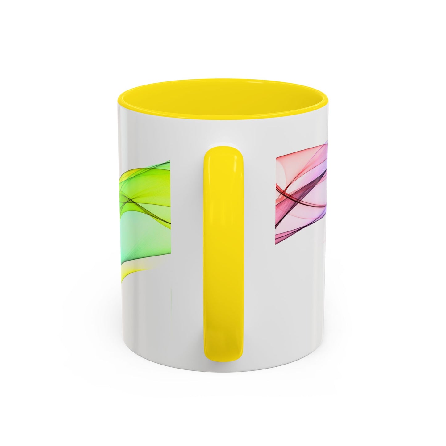 WildWestArt.co Coffee Mug – Abstract Wave Go with the Flow Art Design, 11 & 15 oz