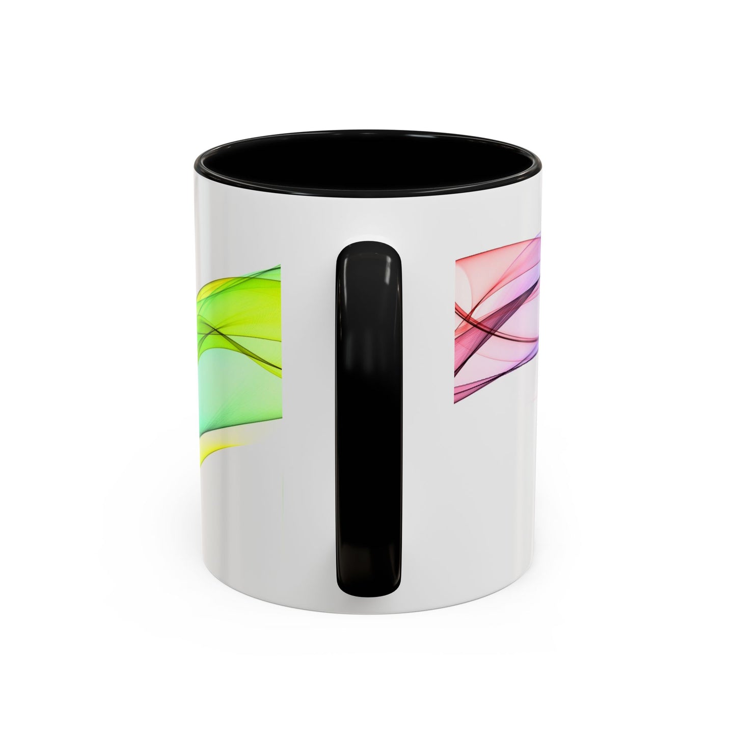 WildWestArt.co Coffee Mug – Abstract Wave Go with the Flow Art Design, 11 & 15 oz