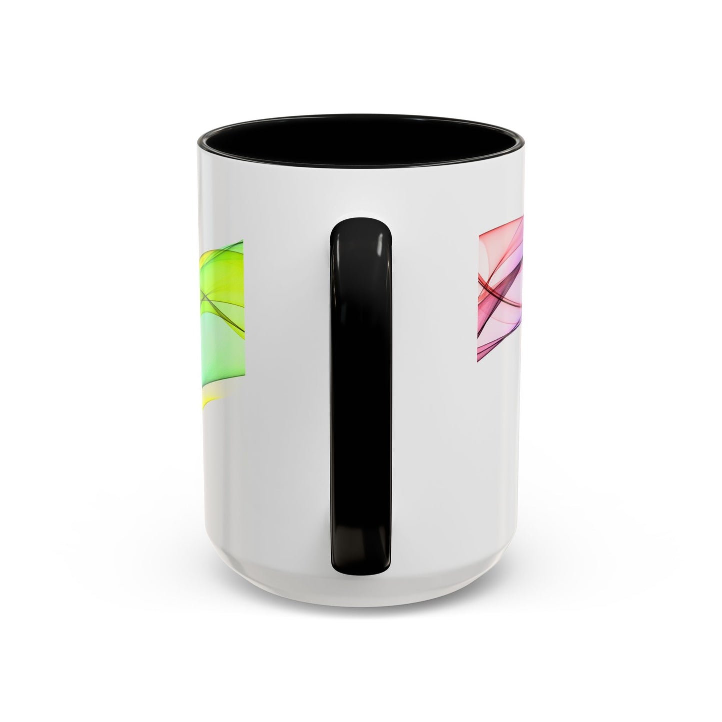 WildWestArt.co Coffee Mug – Abstract Wave Go with the Flow Art Design, 11 & 15 oz