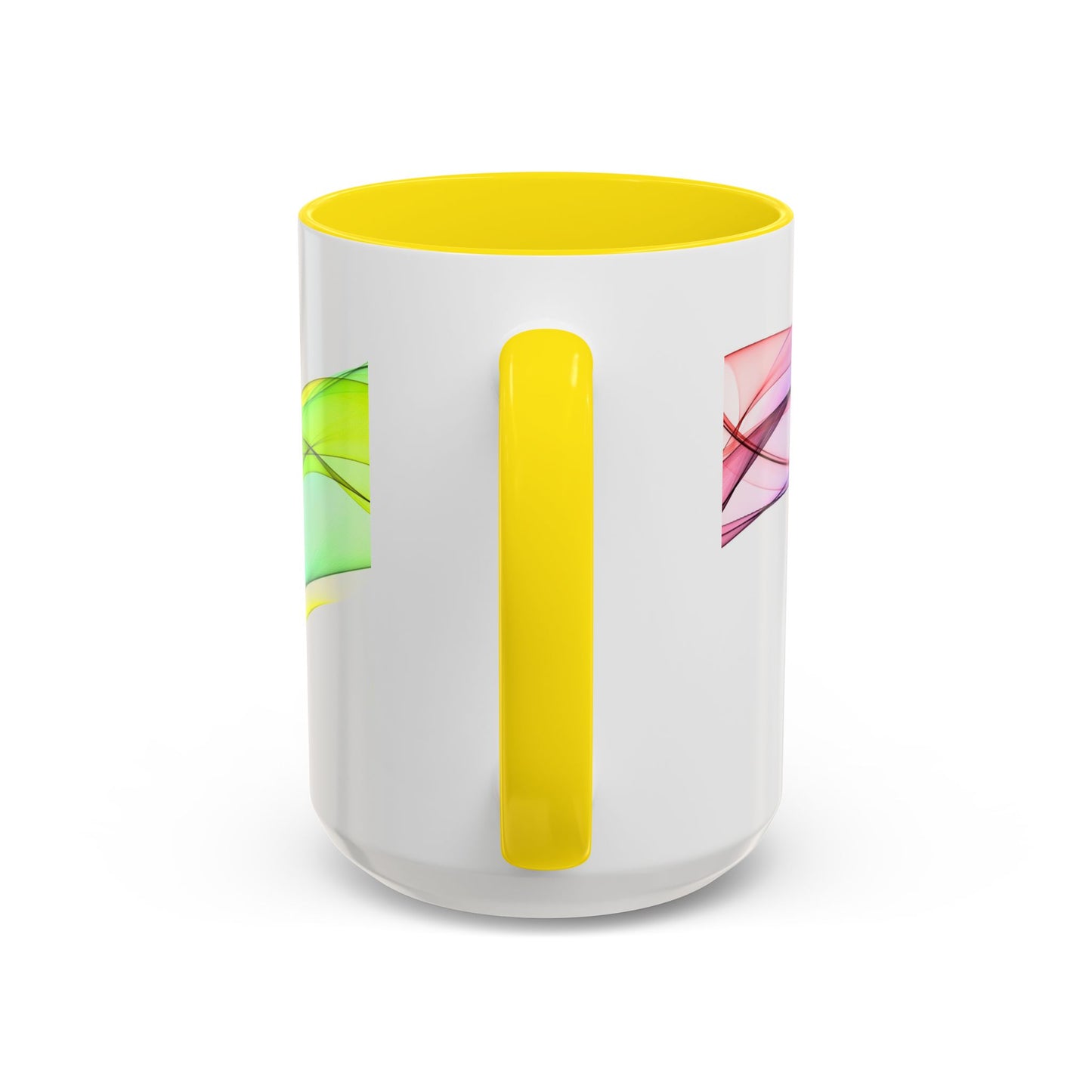 WildWestArt.co Coffee Mug – Abstract Wave Go with the Flow Art Design, 11 & 15 oz