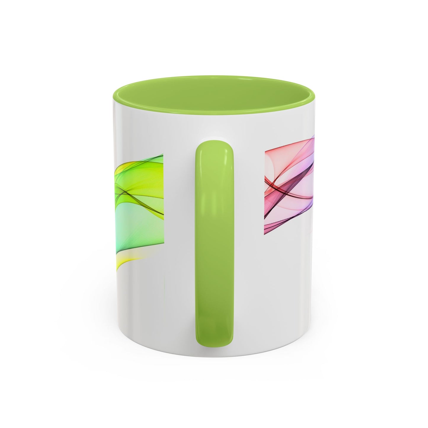 WildWestArt.co Coffee Mug – Abstract Wave Go with the Flow Art Design, 11 & 15 oz