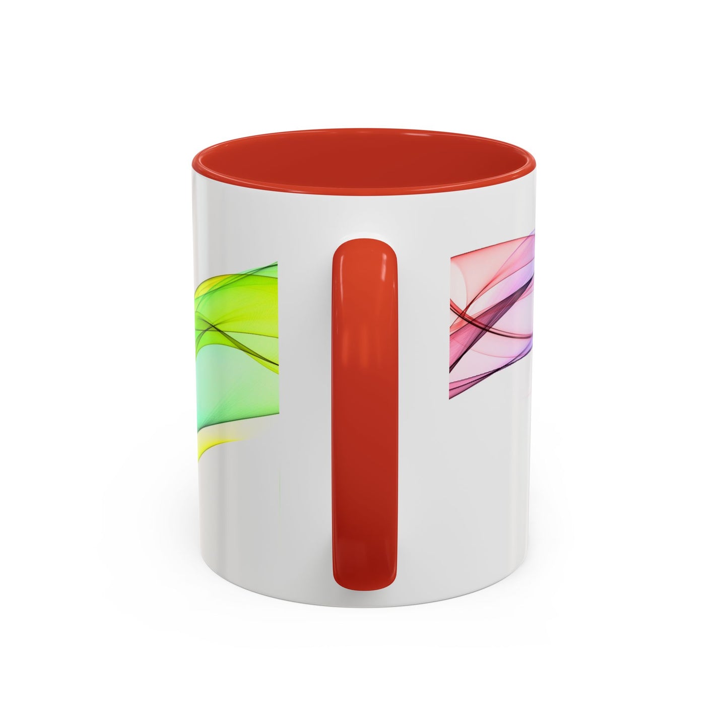 WildWestArt.co Coffee Mug – Abstract Wave Go with the Flow Art Design, 11 & 15 oz