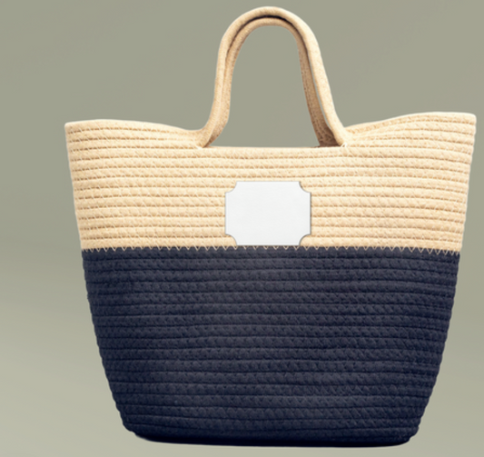 Wild West Art Handwoven Straw Bag – Beach Tote